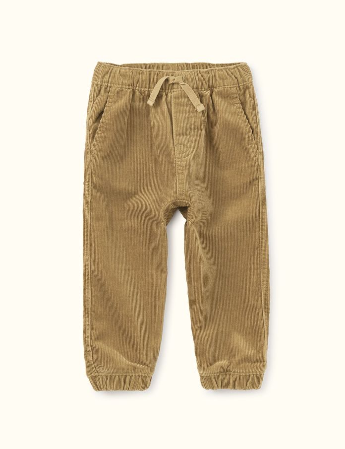 Corduroy Baby Pants - Raw Umber