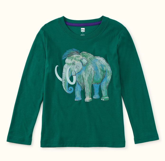 Emerald Wooly Mammoth Graphic Tee