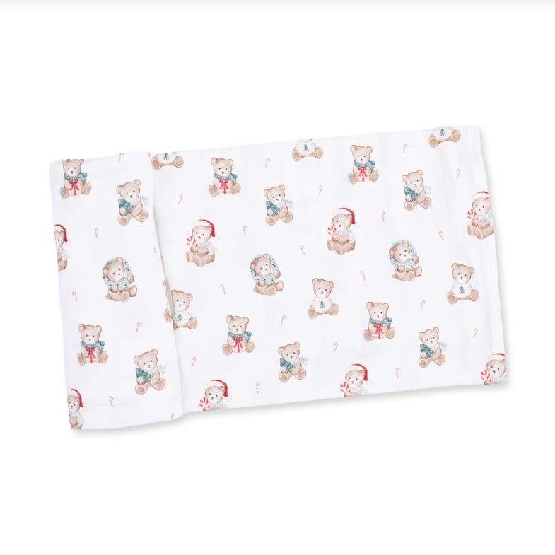 Bamboo Swaddle - Christmas Teddy Bears