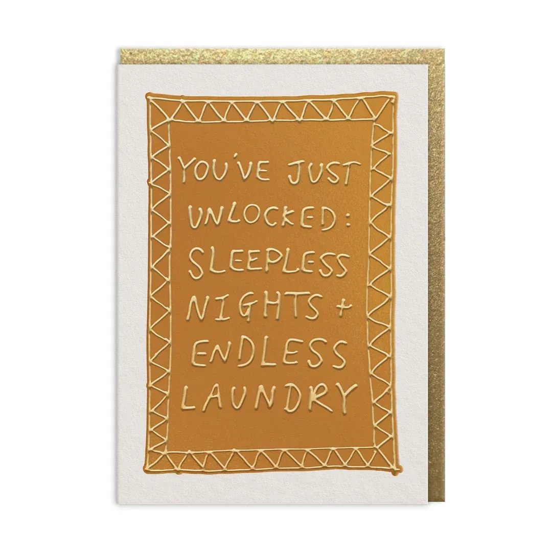 Sleepless Nights Greeting Card