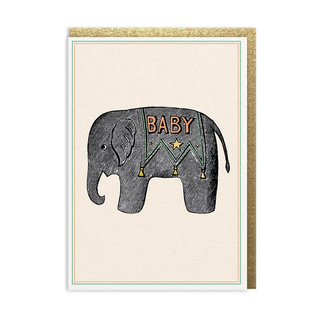 Baby Elephant Greeting Card