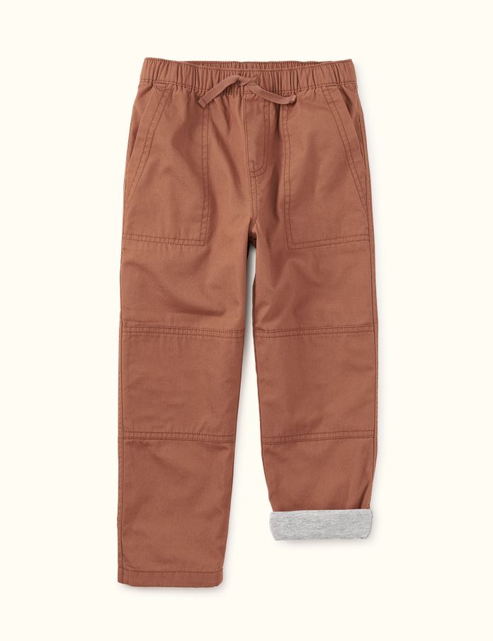 Cozy Does it Lined Pants - Acorn