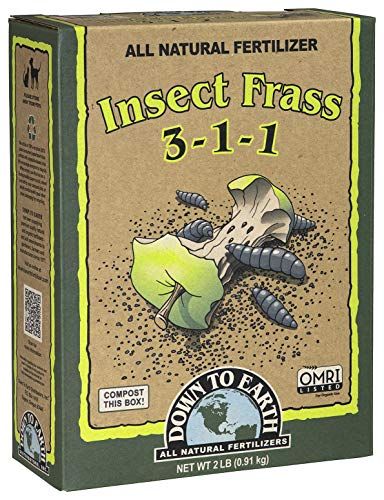 Down to Earth Organic Insect Frass Fertilizer Mix 3-1-1  2lb