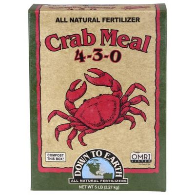 Down To Earth 07844 Crab Meal All Natural Fertilizer, 5 Lbs, 4-3-0