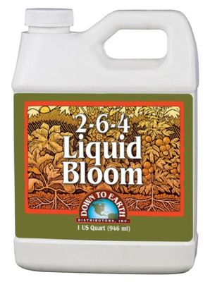 Down To Earth Bloom Fertilizer 2-6-4 1qt 100524013
