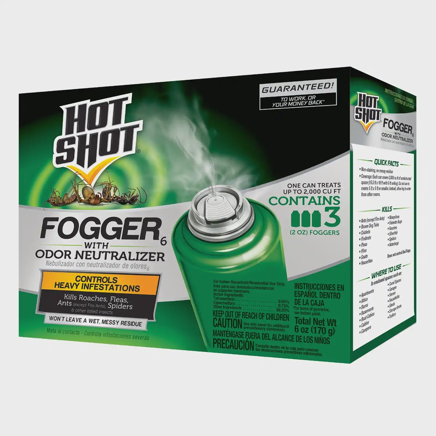 Hot Shot Fogger - 3pk