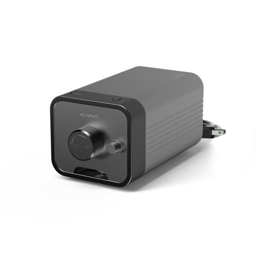 AC Infinity Air Pump 24 GPH (1.5 L/M)  One-Outlet Adjustable Oxygen Pump Kit with Tubing  Check Valve  and Air Stone  for Aquariums  Ponds  and Hydroponics Systems