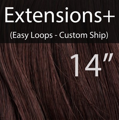 14&quot; EXTENSIONS+ Easy Loops in Custom Colors (CUSTOM)