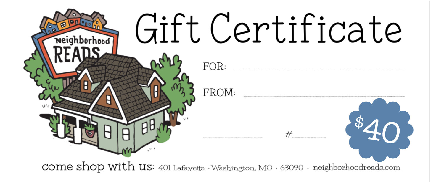 $40 Gift Certificate