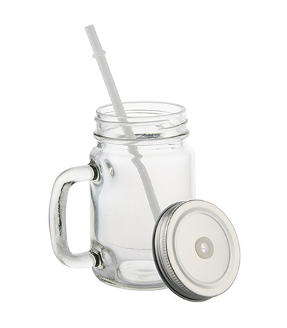 Personalizirana staklenka sa slamkom 300ml