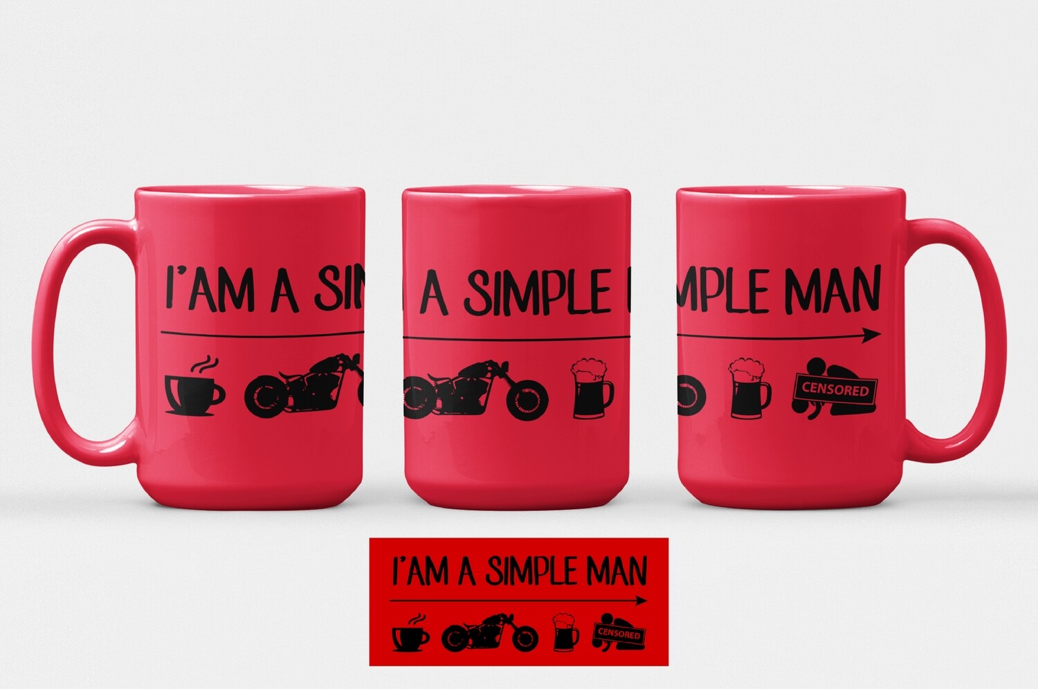 Simple man MAT šalica