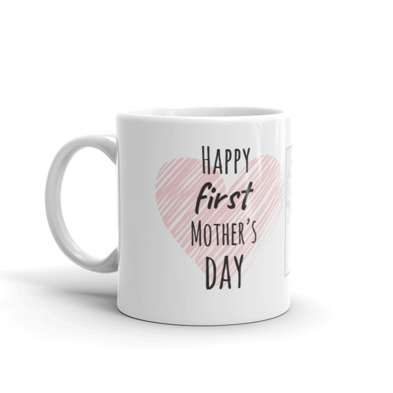 Šalica prvi Majčin dan roza