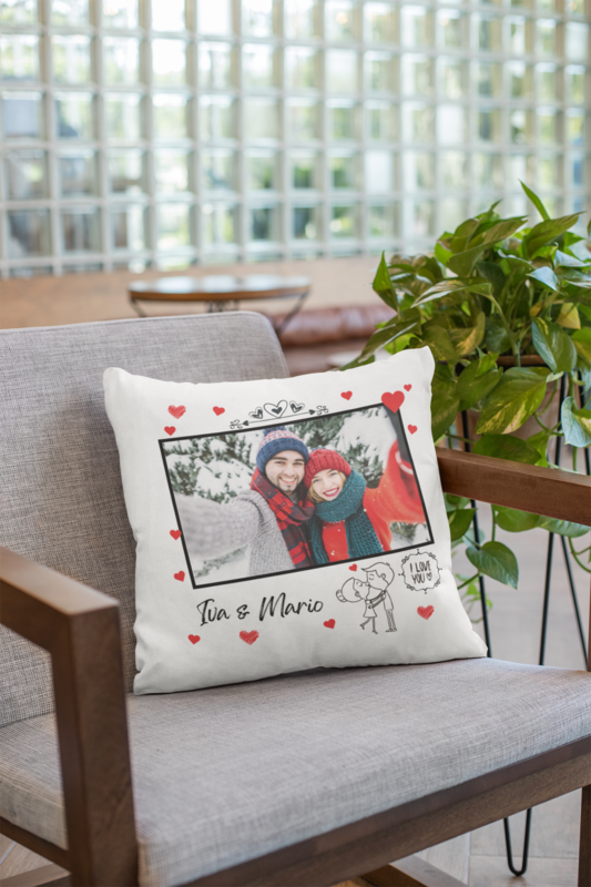 I love you - personalizirani tisak na jastučnicu