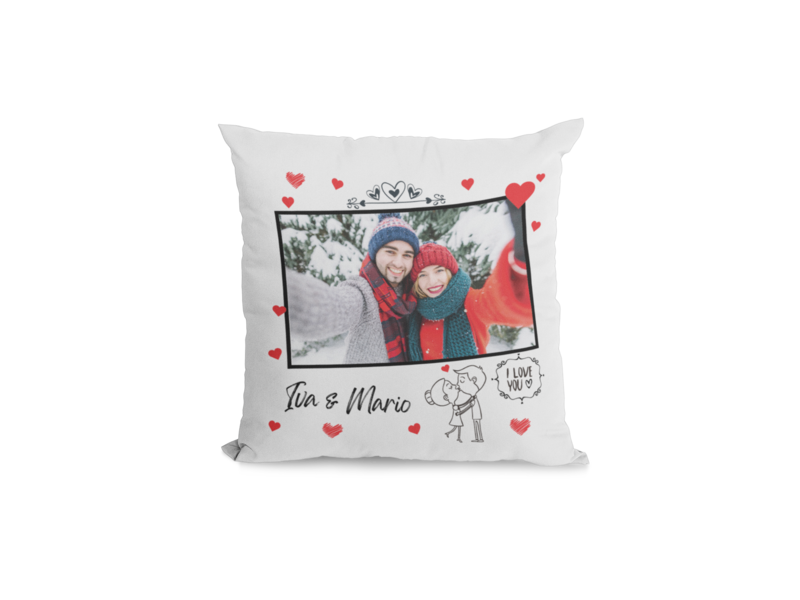 I love you - personalizirani tisak na jastučnicu