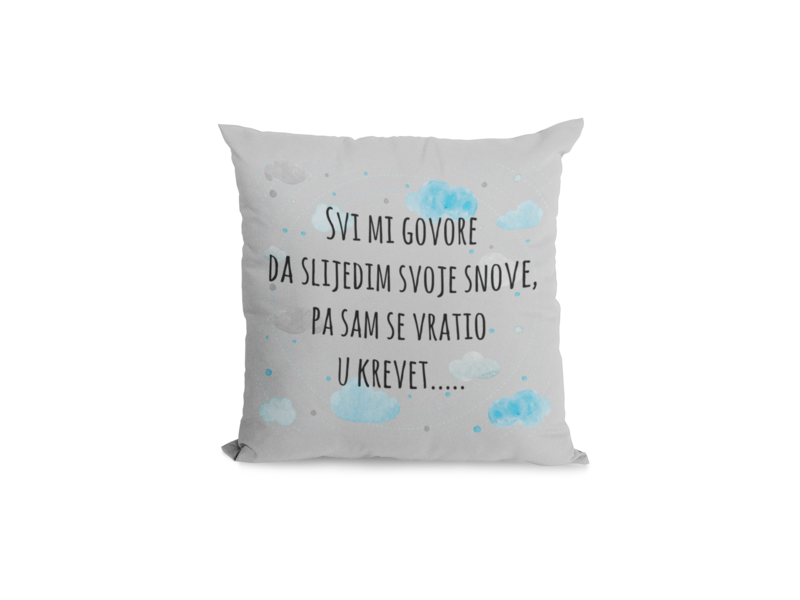 Jastuk slijedi svoje snove