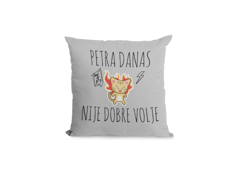 Danas sam dobre volje - personalizrani obostrani jastuk