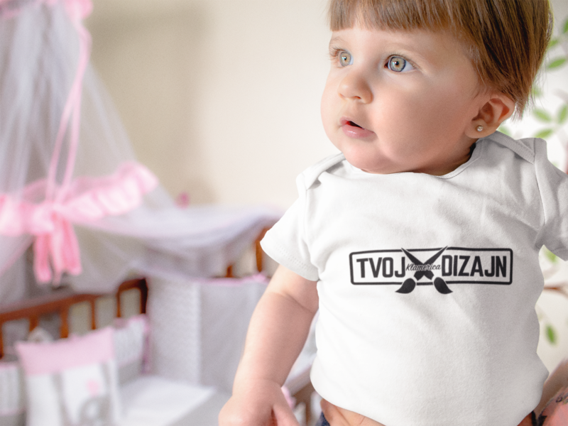 Presonalizirani tisak na dječji bodi kratki rukav