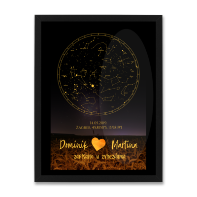 Night sky /  Zvijezdano nebo posteri