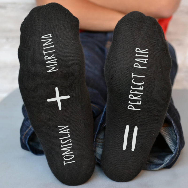 Personalizirane čarape savršen par sa imenima