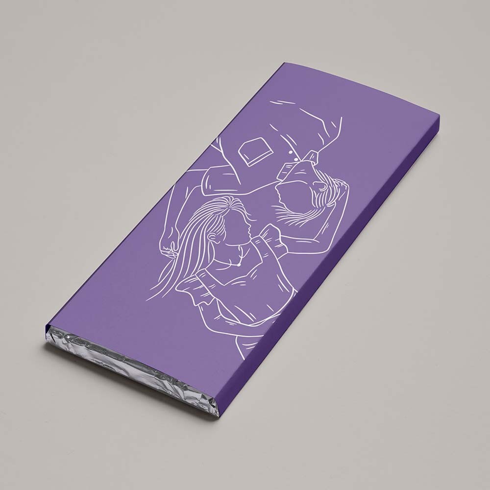 Personalizirana čokolada Line art