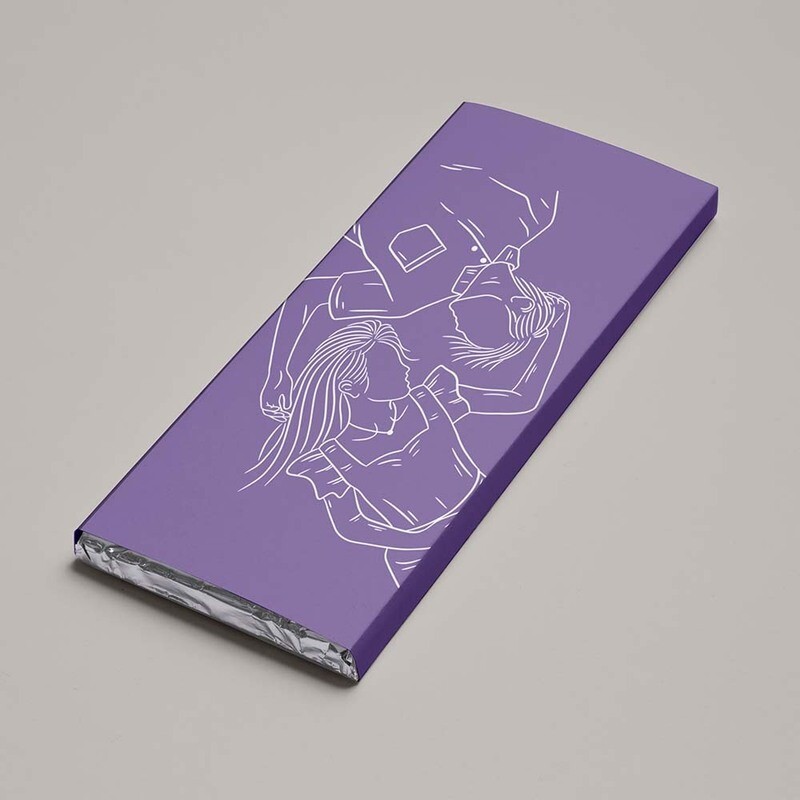 Personalizirana čokolada Line art