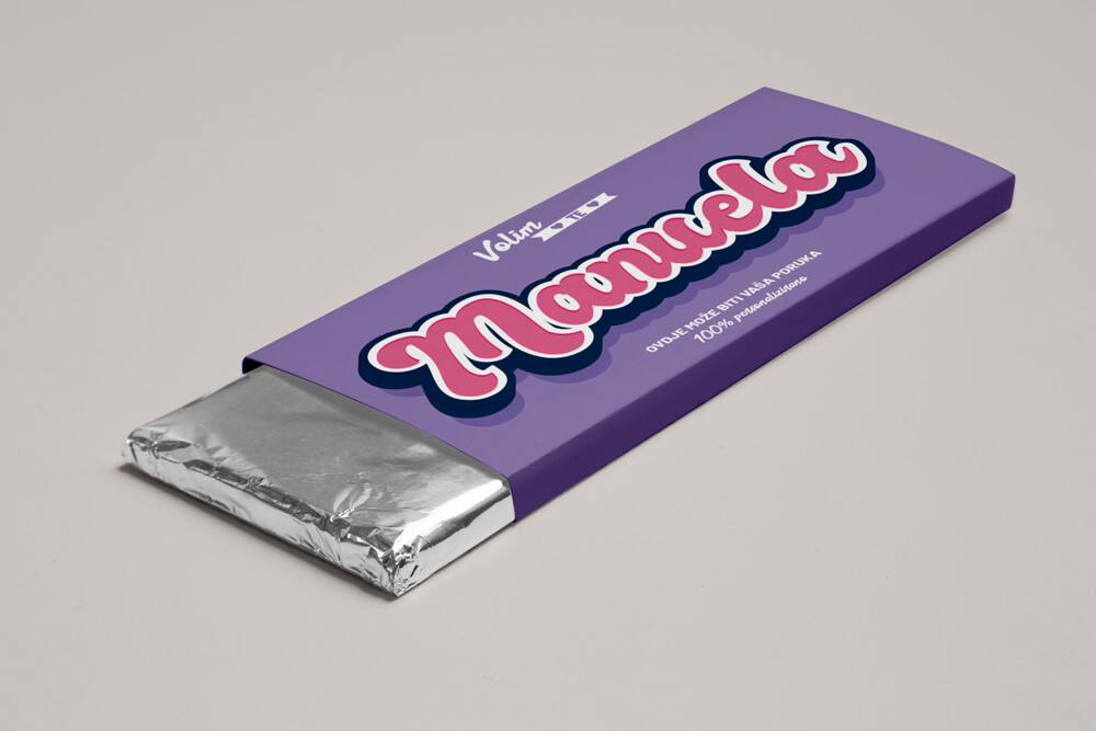 Personalizirana čokolada Line art