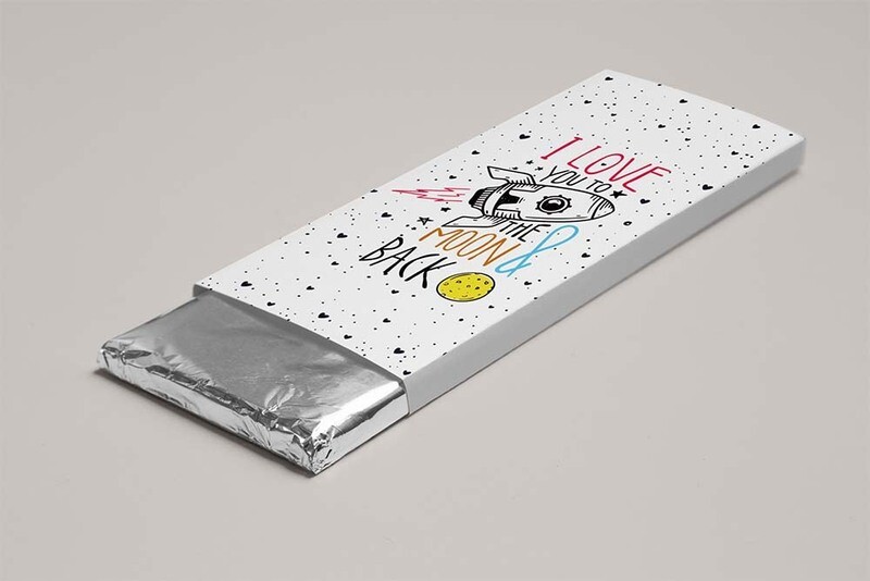 Čokolada I love you to the moon