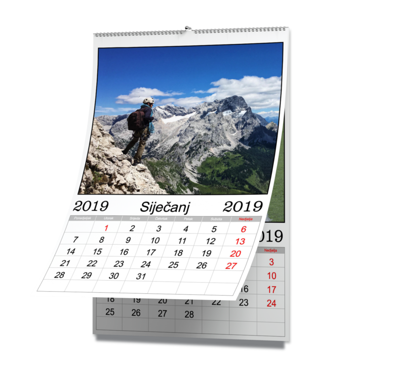Personalizirani kalendar A3