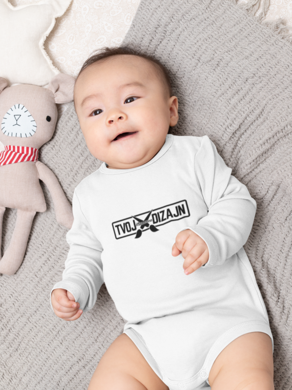 Presonalizirani tisak na dječji bodi dugi rukav