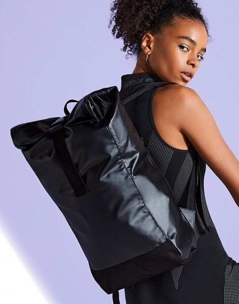 Kožni roll-top ruksak