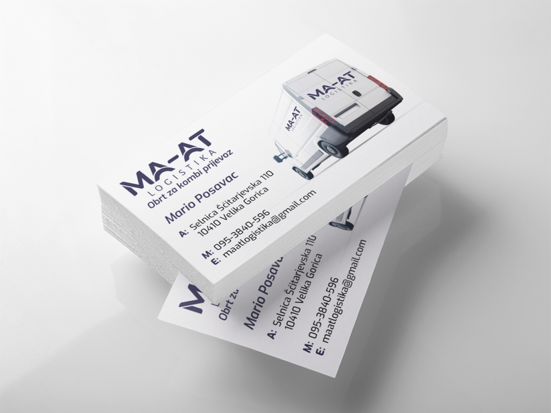 Vizitke s jednostranim tiskom C/B