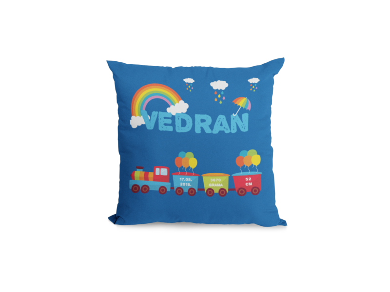 Dječji jastuk vlak