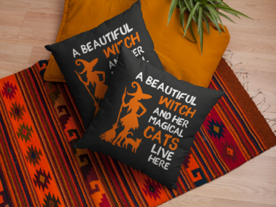 Jastuk beautiful witch
