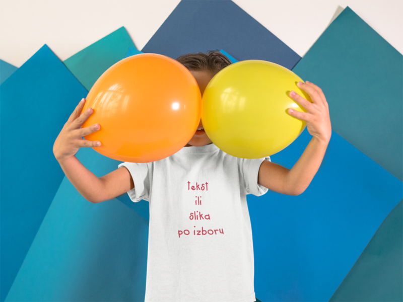 Personalizirani tisak na dječju majicu