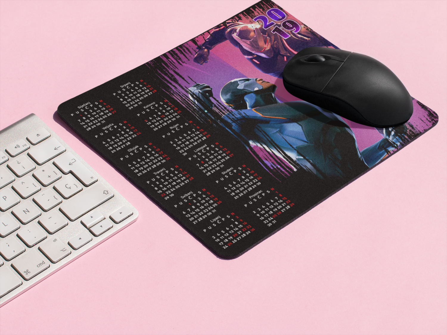 Podloga za miš - kalendar