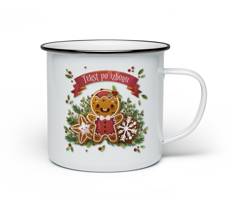 Božićni lončić (Kolačić) sa personaliziranim natpisom