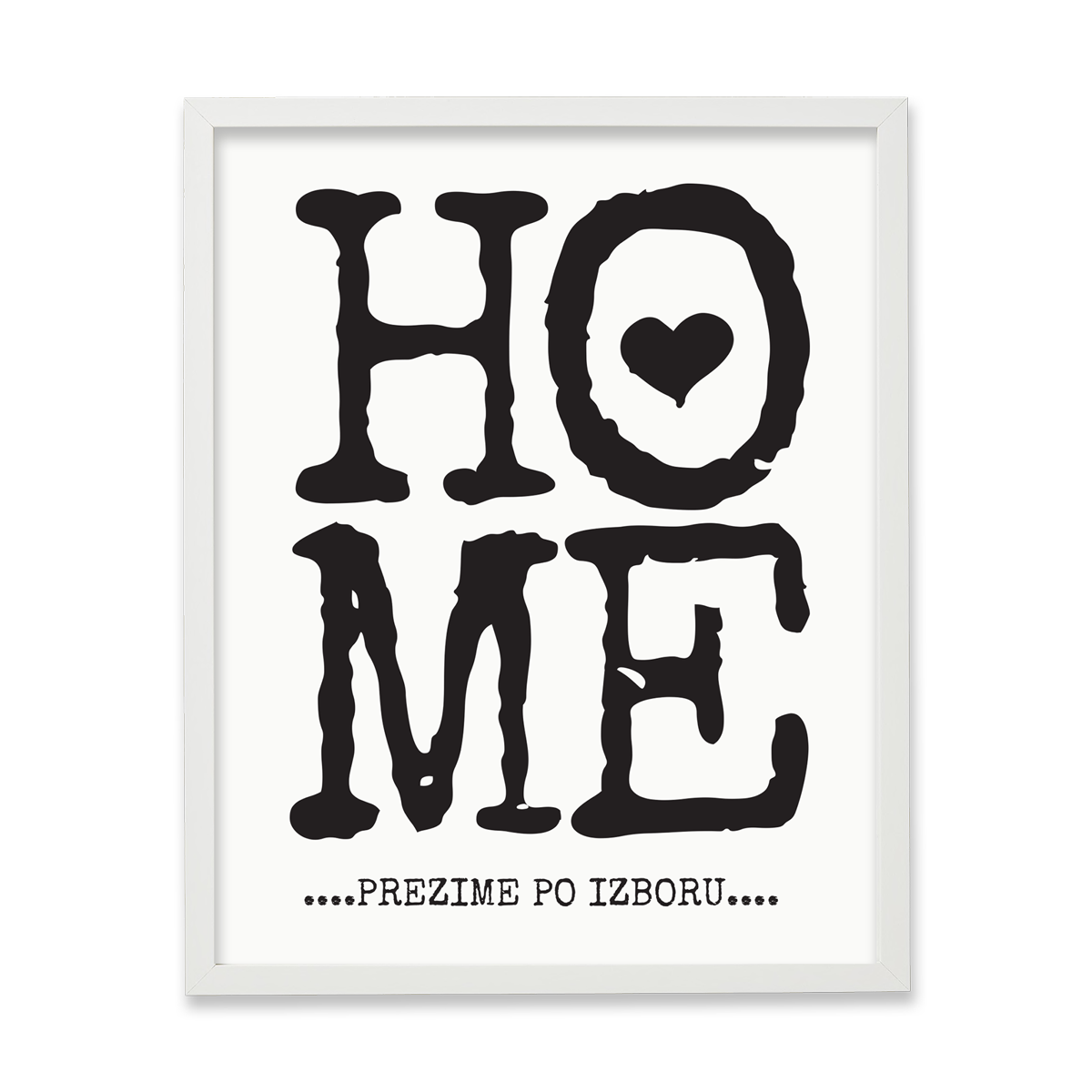 Personalizirani home natpis