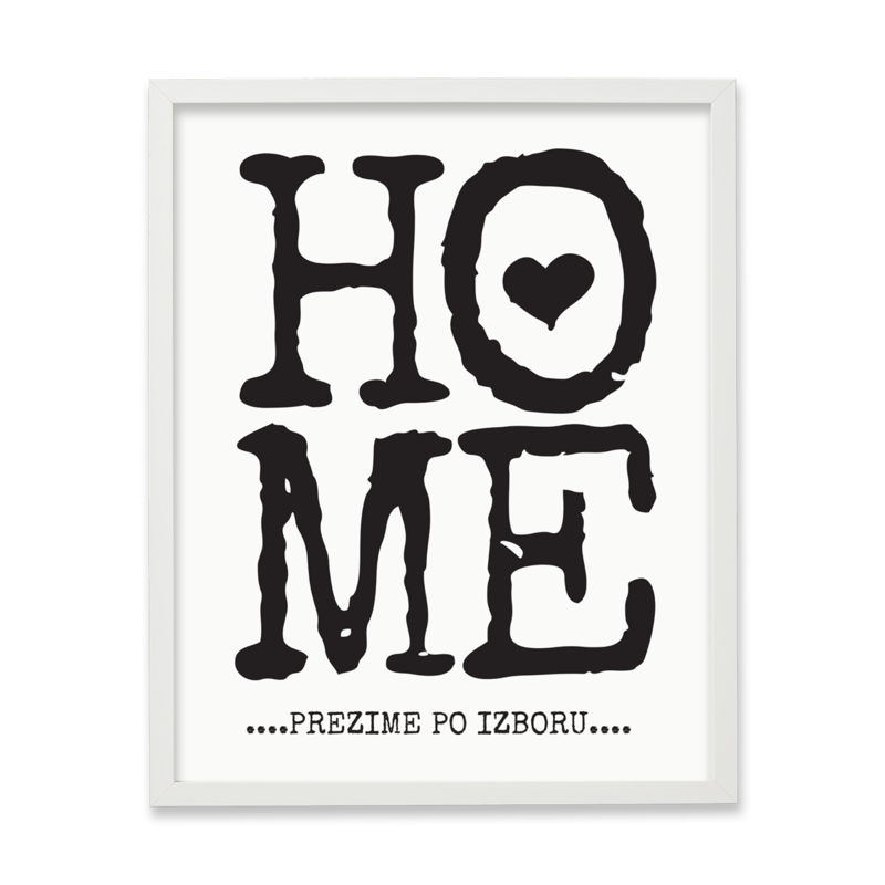 Personalizirani home natpis