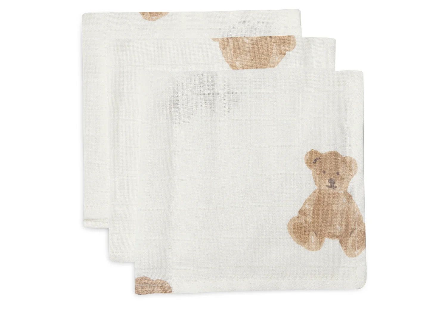 Hydrofiel Monddoekje Teddy Bear  3- stuks
