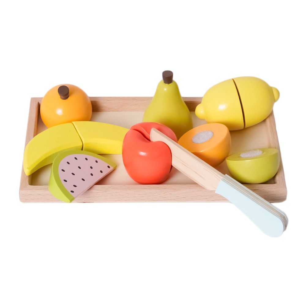 Houten fruit tray - met klittenband