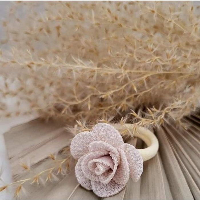 Elastieke Beige Bloem