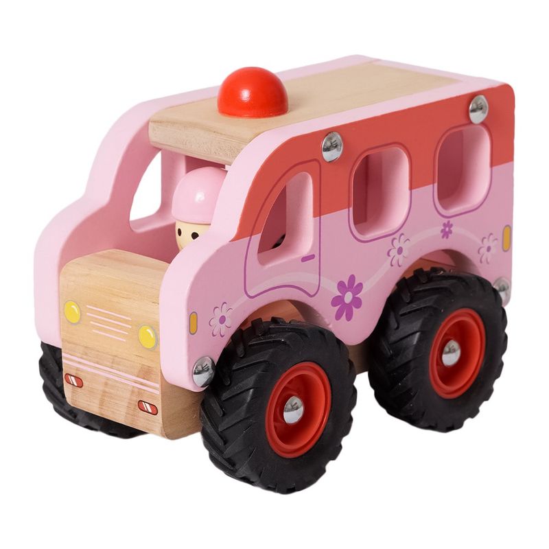 Houten Roze Wagen