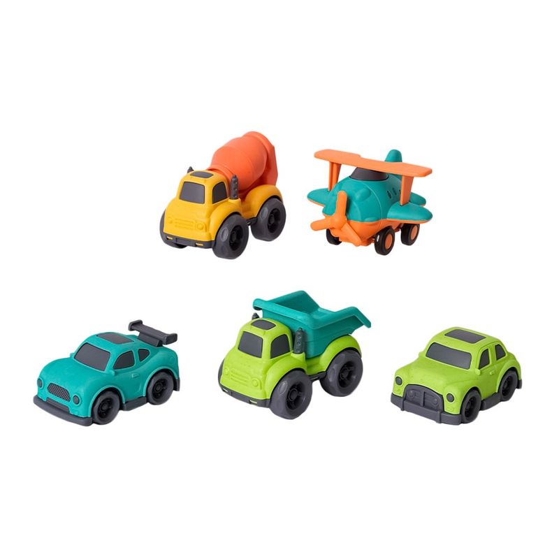 BIOplastic Auto en Vliegset 5-delig 3 – 10,5 cm