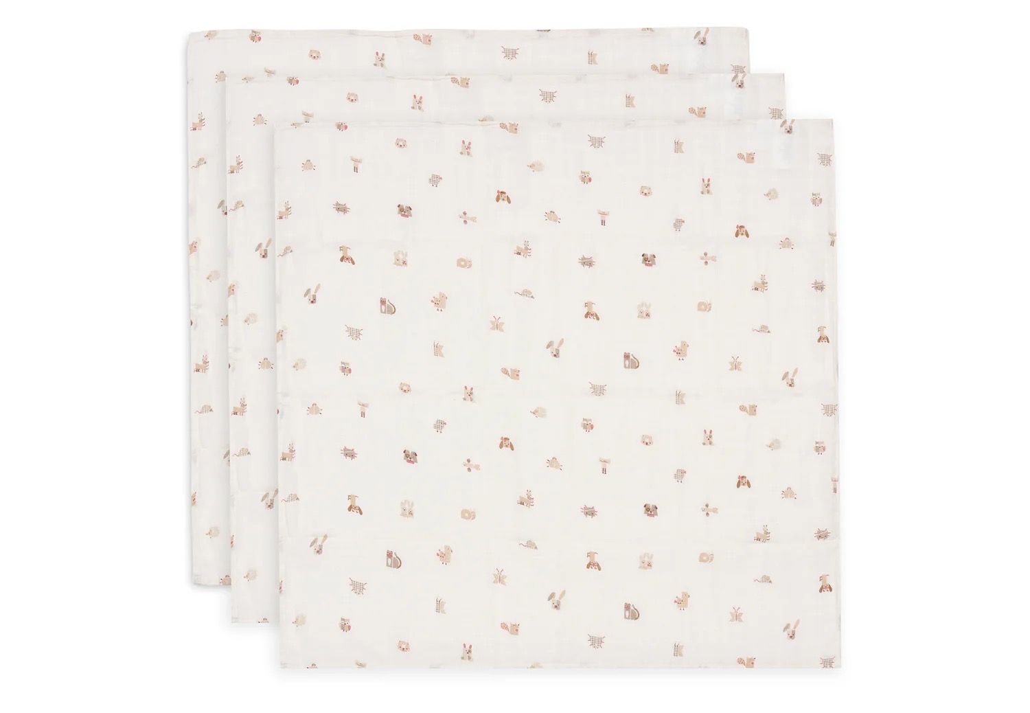 Hydrofiele doek Small Animal Friends - 3 stuks