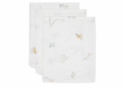 Washandje Hydrofiel Lovely Birds - 3 stuks