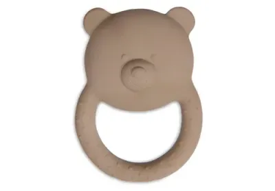 Bijtring rubber Teddy Bear- Biscuit