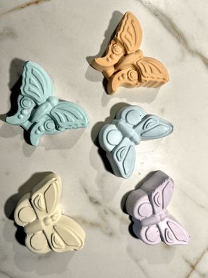 Verjaardagstraktatie Vlinder Stoepkrijt