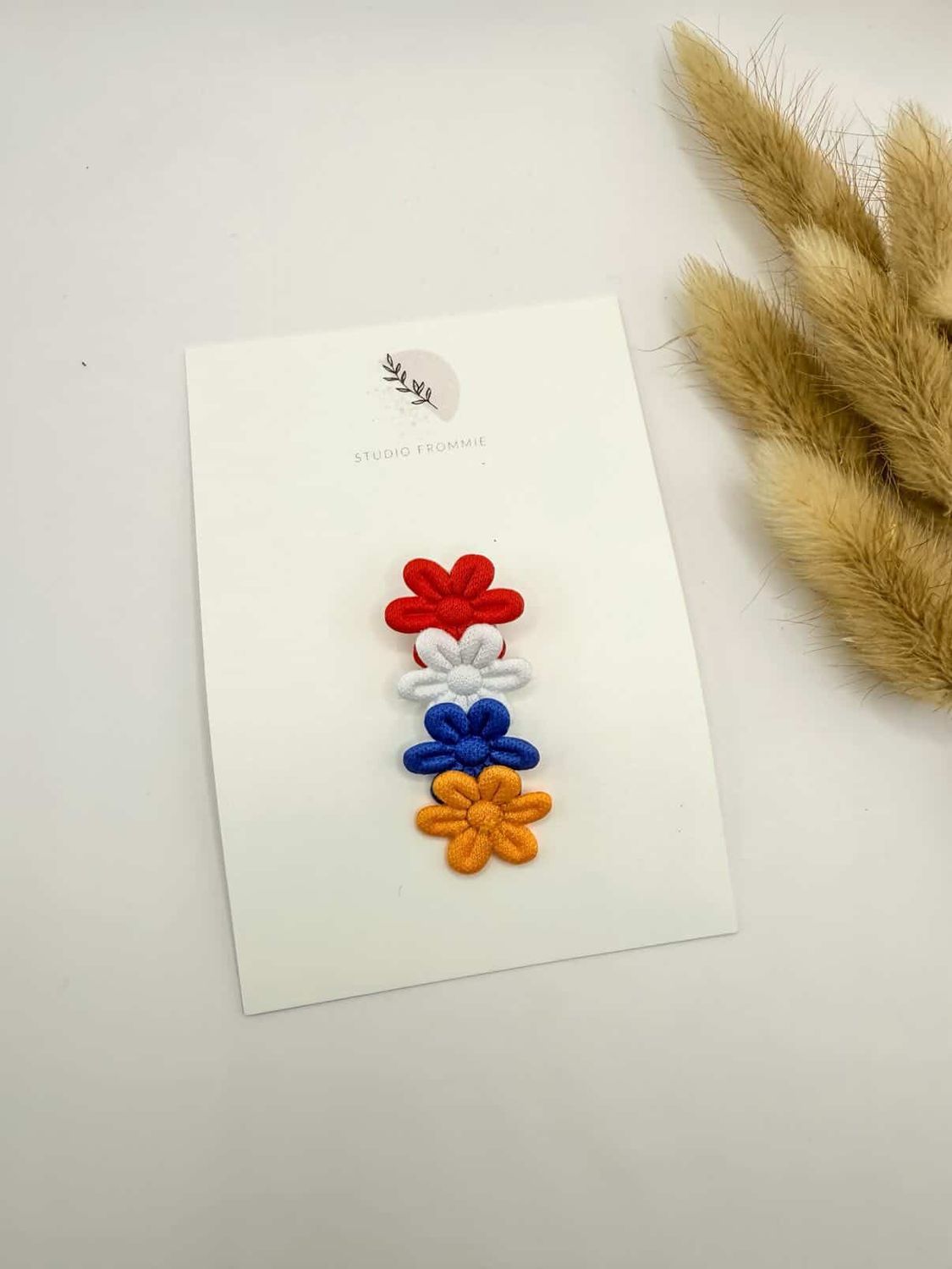 Koningsdag Bloem Rood/Wit/Blauw/Oranje