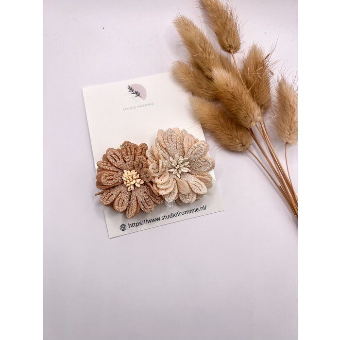 Haarclips Bloem - Set van 2