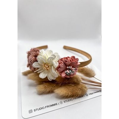 Diadeem Bloem - Roze